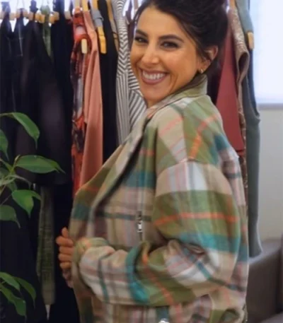 Daniella Monet Sisterhood Inc Multicolor Plaid Jacket