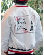Danny Warhol Home Alone Pizza Boy Satin Bomber Jacket