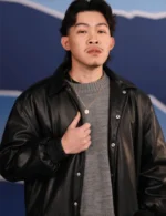 Darius Shu House of Energy Leather Jacket