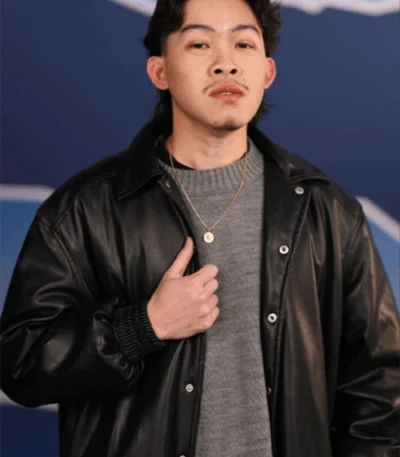 Darius Shu House of Energy Leather Jacket