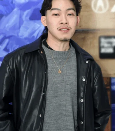 Darius Shu House of Energy Leather Jacket