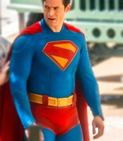 David Corenswet Superman Blue Jacket