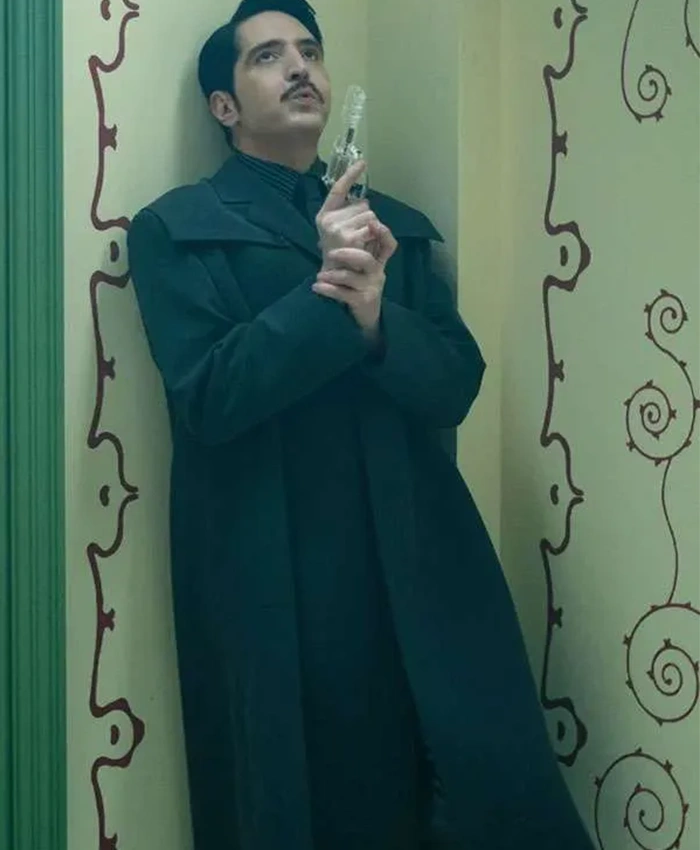 David Dastmalchian Dust Bunny Black Wool Coat David Dastmalchian Dust Bunny Black Wool Coat