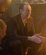 David Thewlis Sherlock & Daughter Black Wool Coat