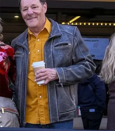 Deadland 2023 Chris Mulkey Black Leather Jacket