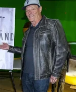 Deadland 2023 Chris Mulkey Black Leather Jacket