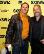 Deadland 2023 Chris Mulkey Black Leather Jacket