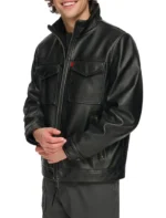 Dennis Black Leather Jacket
