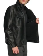 Dennis Black Leather Jacket