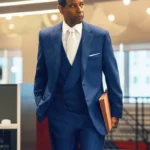 Denzel Washington Highest 2 Lowest Blue Suit