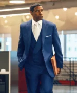 Denzel Washington Highest 2 Lowest Blue Suit