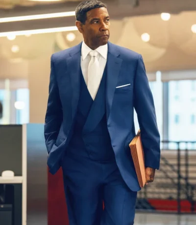 Denzel Washington Highest 2 Lowest Blue Suit
