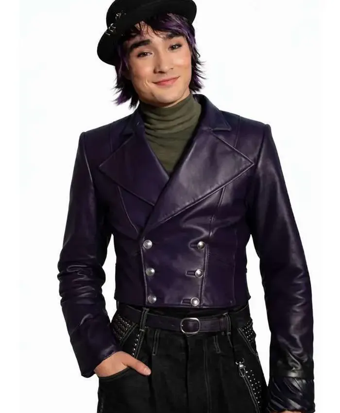 Descendants Wicked Wonderland Max Hatter Purple Jacket Descendants Wicked Wonderland Max Hatter Purple Jacket