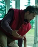 Die My Love Robert Pattinson Red Hooded Vest