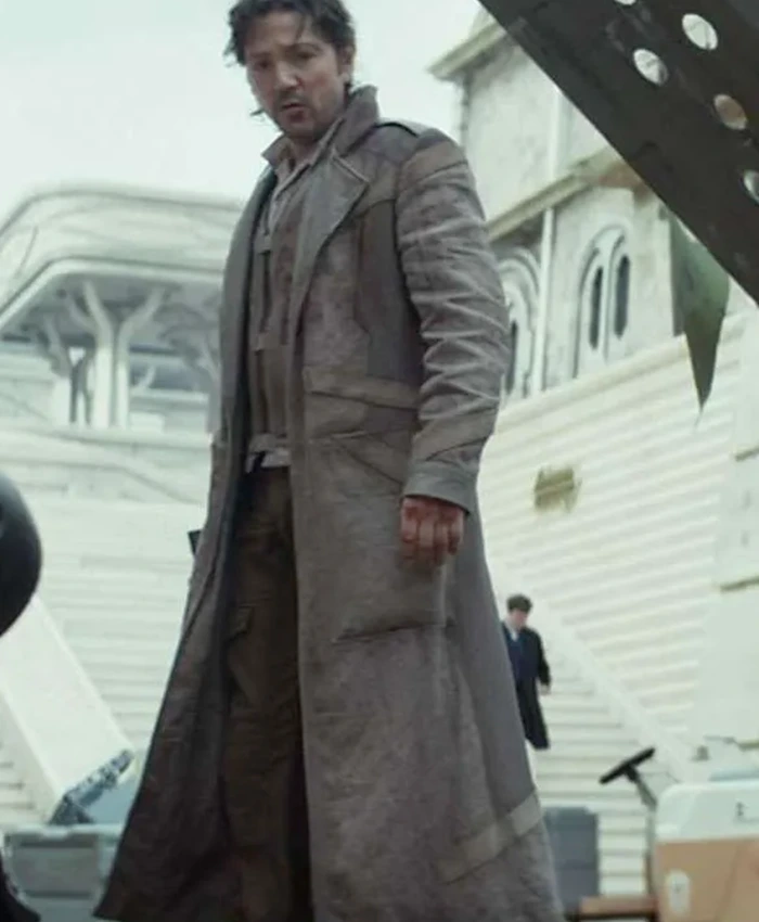 Diego Luna Andor S02 Grey Trench Coat Diego Luna Andor S02 Grey Trench Coat