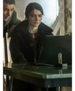 Disclosure Day Eve Hewson Shearling Jacket