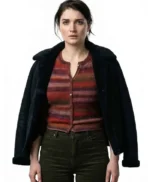 Disclosure Day Eve Hewson Shearling Jacket