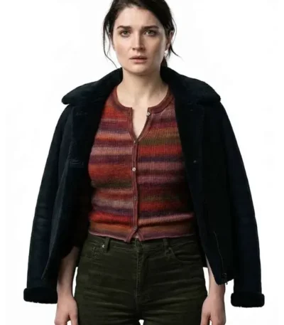 Disclosure Day Eve Hewson Shearling Jacket