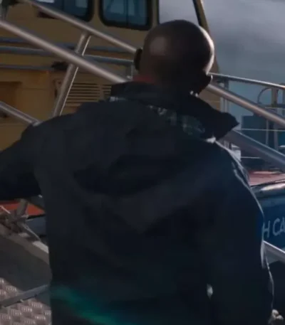 Thrash Djimon Hounsou Blue Hooded Jacket