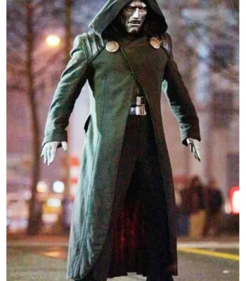 Doctor Doom Fantastic Four Green Cosplay Coat