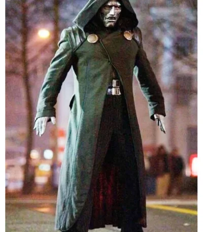 Doctor Doom Fantastic Four Green Cosplay Coat