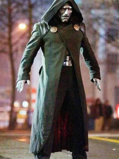 Doctor Doom Fantastic Four Green Cosplay Coat