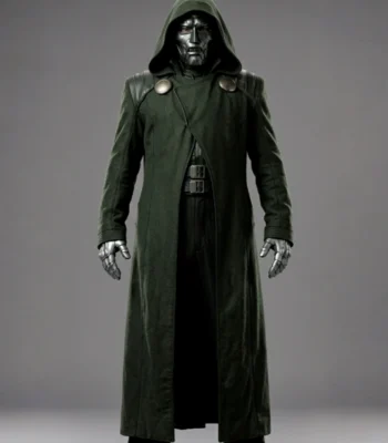 Doctor Doom Fantastic Four Green Cosplay Coat