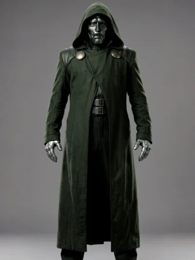 Doctor Doom Fantastic Four Green Cosplay Coat