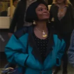 Dominique Thorne Freaky Tales Blue Jacket