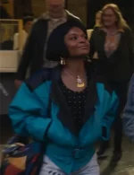 Dominique Thorne Freaky Tales Blue Jacket
