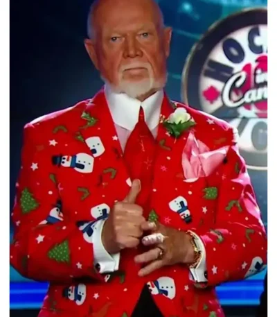 Don Cherry Red Christmas Suit
