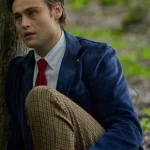 Douglas Booth Young Werther Blue Blazer Coat