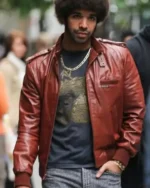 Drake Anchorman 2 The Legend Continues Brown Leather Jacket