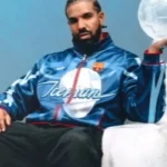 Drake Iceman x FC Barcelona Blue Jacket