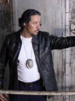 Due Justice 2023 Efren Ramirez Black Leather Jacket