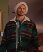EXmas 2023 Robbie Amell Plaid Jacket
