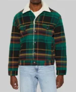 EXmas 2023 Robbie Amell Plaid Jacket