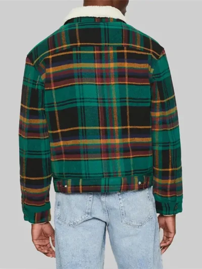 EXmas 2023 Robbie Amell Plaid Jacket
