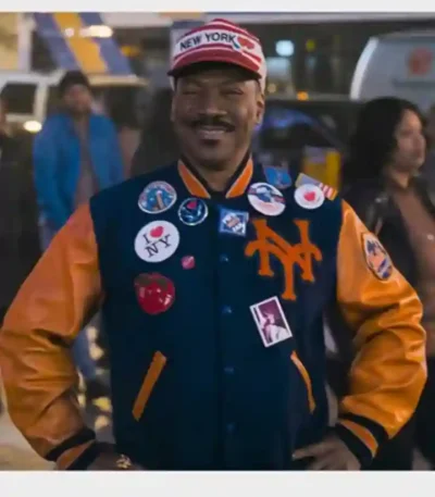 Eddie Murphy Coming 2 America Akeem Letterman Jacket