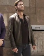 The Last Days of American Crime Graham Bricke Brown Jacket