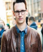 Edward Nygma Gotham Leather Jacket