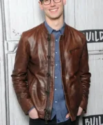 Edward Nygma Gotham Leather Jacket