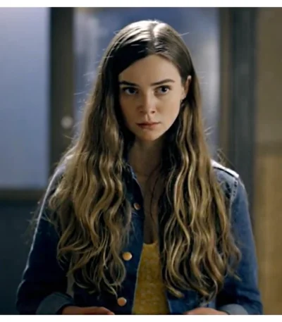Elevator Game Megan Best Blue Denim Jacket