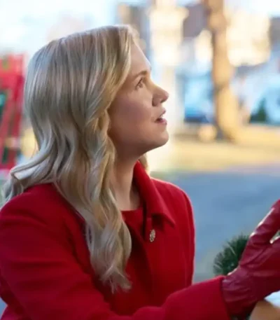 Ella A Newport Christmas Red Coat