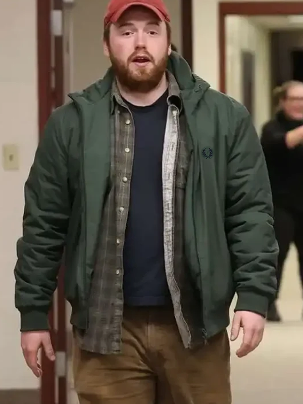 I Want Your Sex Event Elliot Bell Green Jacket