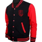 Erik NY Varsity Red Letterman Jacket