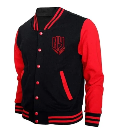 Erik NY Varsity Red Letterman Jacket