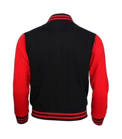 Erik NY Varsity Red Letterman Jacket