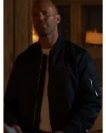 Expend4bles Jason Statham Black Bomber Jacket