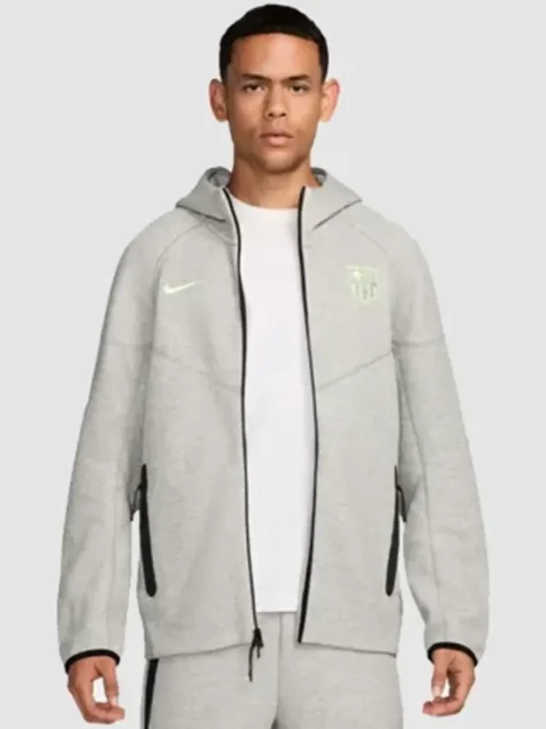 Nike FC Barcelona Tech Fleece Hooded Jacket